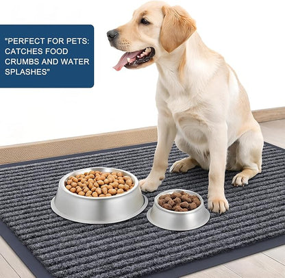 OLANLY Front Door Mat 71x23, Waterproof Heavy-Duty Indoor Outdoor Doormat | Grey - Image 6