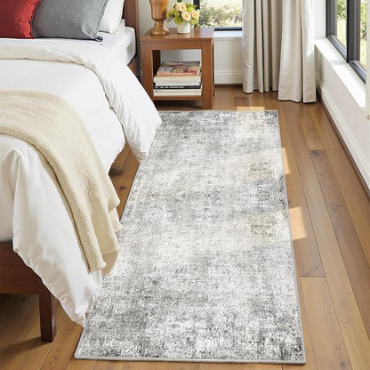 RELEANY Washable Runner 2'x6' Abstract Area Rug by RELEANY