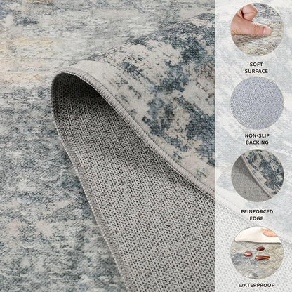 UERMEI 4x6 Area Rug Living Room Rugs - Image 7
