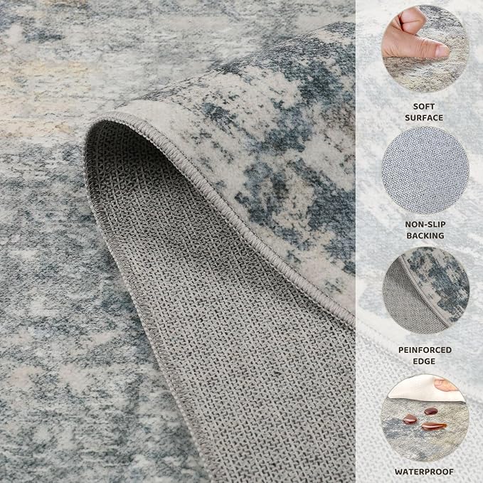 UERMEI 6ft Round Area Rug Living Room Rugs - Image 8