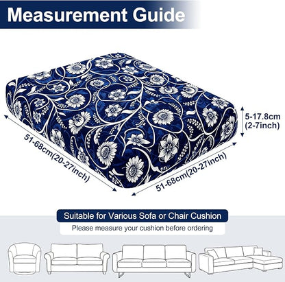 Smiry Waterproof Patio Cushion Covers, Stretch Outdoor Furniture Covers | Couch - Image 6