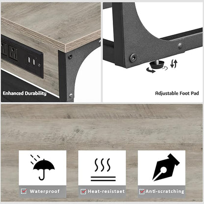 TUTOTAK C Shaped End Table - Image 7