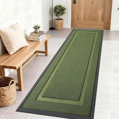 OLANLY Front Door Mat Outside 71x23, All-Season Heavy-Duty Rubber Doormat | by OLANLY