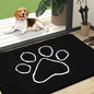 OLANLY Dog Door Mat for Muddy Paws 47x32, Paw Print Design Chenille Mud Mat | by OLANLY
