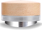 58mm Espresso Bar Accessories Kit – Maple Handle Calibrated Tamper, Espresso Leveler, Beech Wood Tamping Station, and Dosing Funnel with Puck Screen