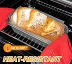 Silicone Bread Loaf Pan Liner, 2 Pack Reusable Silicone Bread Sling Loaf Pan Lifters for 9x5" or 1.5lb Loaf Pans, Nonstick Dough Transfer Tool for Baking