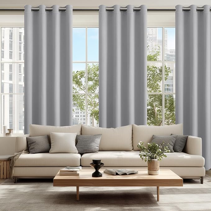 Blackout Curtains for Bedroom, 52 x 84 Inch, 2 Panels | Thermal Insulated & - Image 6