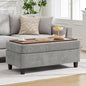 45 Inch Large Storage Ottoman Bench by WUTUTUEE