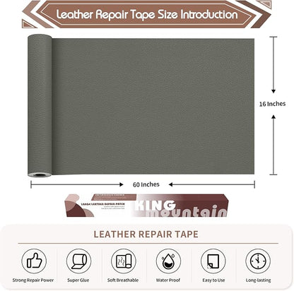 KING MOUNTAIN Leather Repair Tape, 16 x 60 Inches, Self-Adhesive, Waterproof - Image 4