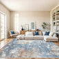 Washable Area Rug 9x12 Living Room – Neutral Modern Abstract Large Carpet by BYYVOORugsforYourHome