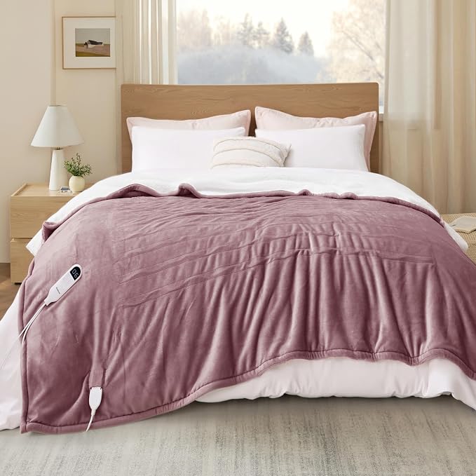 Bedsure Heated Blanket Full Size, Soft Electric Blanket by BEDSURE