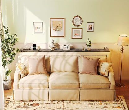 SUPERJARE 78.8 Inch Narrow Console Table - Image 7