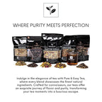 Pure And Easy Tea, Nighttime Nirvana, Natural Sleep & Relaxation Tea, Caffeine-Free Loose Leaf Blend with Chamomile, Lavender & Lemon Balm, Premium Wellness Tea, 30-Day Supply, 100g