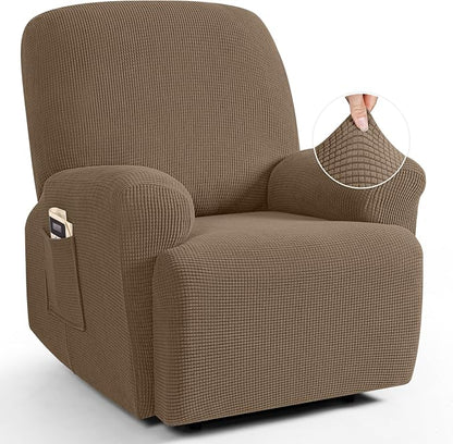 TAOCOCO Recliner Cover 4-Pieces, Recliner Stretch Sofa Slipcover, Recliner by TAOCOCO