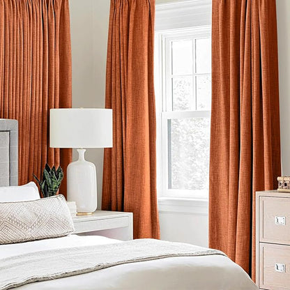 MIULEE 100% Blackout Linen Curtains - Image 2