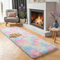 Rainbow Runner Rugs for Girls Bedroom Plush Fluffy Hallway Rug 2x6 Ft | Kawaii by PAGISOFE