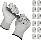 Schwer 180 Pairs ANSI A6 Cut Resistant Gloves CR7120 Cut Proof Work Gloves, Touchscreen, for Men and Women Used for Woodworking, Glass Cutting, Construction, Cargo Handling, Car Repair, M