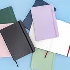 PAPERAGE Lined Journal Notebook, (Dark Green), 160 Pages, Medium 5.6 in x 8 in - 100 GSM Thick Paper – Hardcover Journaling Notebook for Work, School & Note Taking