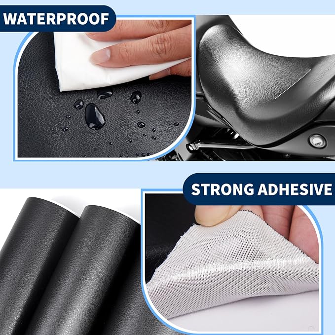 Leather Repair Patches, 17X158 Inch Self-Adhesive Leather Repair Tape, Stretch - Image 5