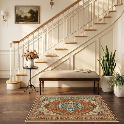 RELEANY Washable Area Rug, Small 2'6"x4', Water Repellent, Pet Friendly - Image 2