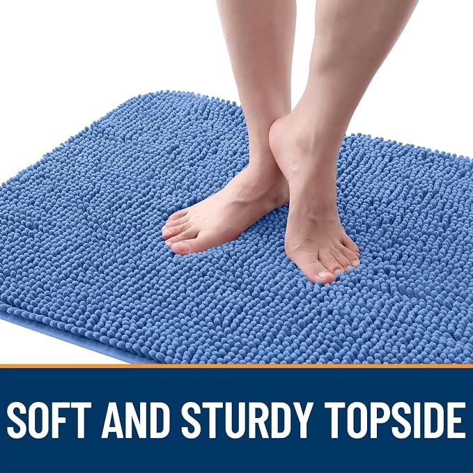 OLANLY Dog Door Mat for Muddy Paws 54x32, Super Absorbent Chenille Mud Mat | - Image 4