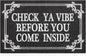 Indoor Door Mat Welcome Mats for Front Door Outdoor Entry Black Doormat by HLFMVWE