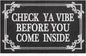 Indoor Door Mat Welcome Mats for Front Door Outdoor Entry Black Doormat by HLFMVWE