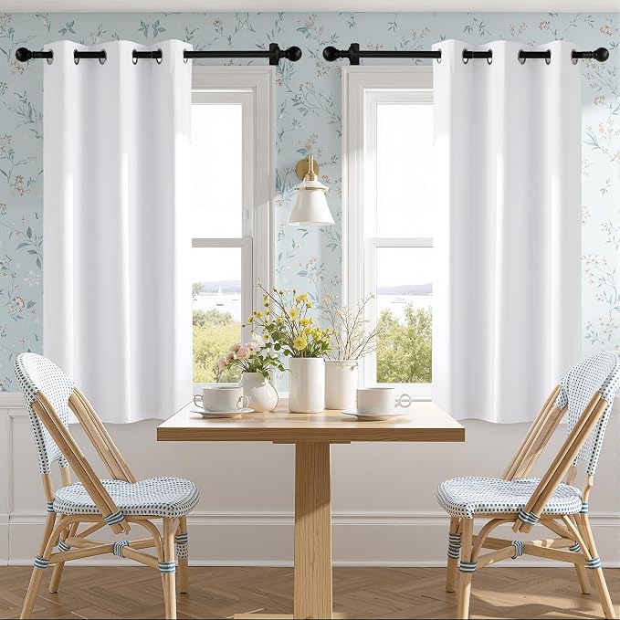 NICETOWN 100% Blackout Window Curtain Panels 90 inch Length - Image 6