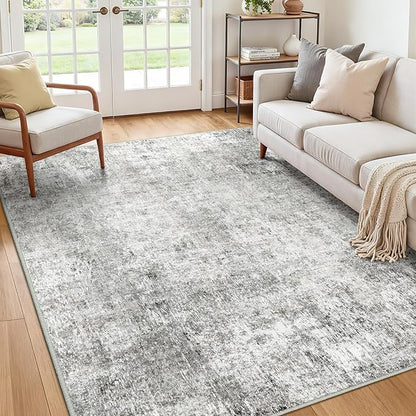 RELEANY Washable 5'x8' Abstract Area Rug by RELEANY
