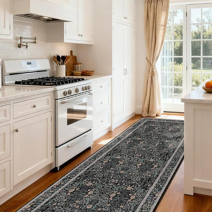 Washable 2'6" x 10' Runners for Hallways, Non Slip Long Floor Runner for Kitchen - Image 2