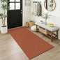KOZYFLY Orange 3x6 Washable Runner Rug, Non Slip Wide Runners by KOZYFLY