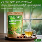 FreshDrinkUS, Super Soursop Herbal Tea – 60 Tea Bags | Soursop, Ginger, Turmeric, Lemongrass, Cinnamon, Black Pepper & Peppermint | Caffeine-Free, Natural Flavor, Plant-Based Blend | Sugar-Free