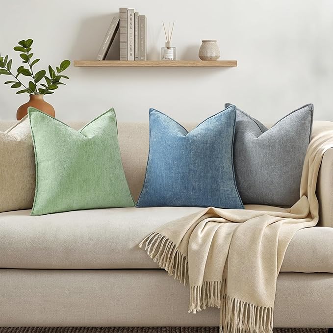 decorUhome Summer Couch Throw Pillow Covers 16x16 Set of 2, Decorative Soft - Image 7