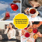 Tiesta Tea - Fireberry Cranberry Hibiscus Loose Leaf Tea, Caffeine-Free, Herbal Blend with Hibiscus, Cranberry, Currants, and Rooibos, Hot or Iced, Refillable Tin, Makes Up to 50 Cups, 5 Ounce