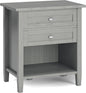 SIMPLIHOME Warm Shaker Bedside Table by SimpliHome