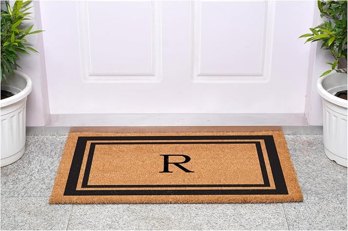 Calloway Mills 152961830R Black Border 18" x 30" Monogram Doormat - Image 4