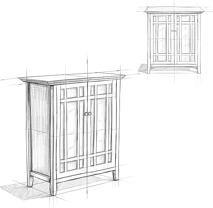 SIMPLIHOME Bedford Storage Cabinet - Image 13