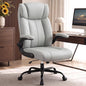 Office Chair, Leather Ergonomic Computer Desk Chair by Unknown