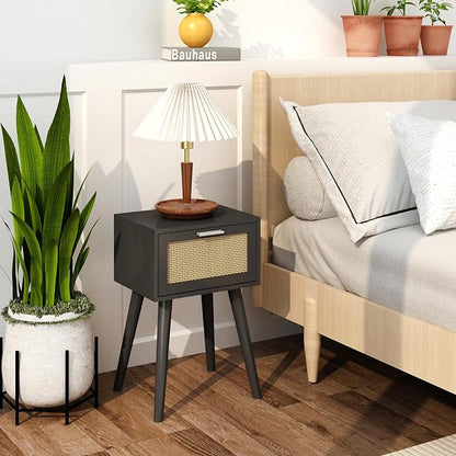 LAATOOREE Nightstand Set of 2, Small End Table - Image 4