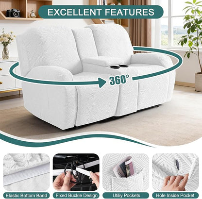 Ruaozz Loveseat Recliner Covers - Image 5