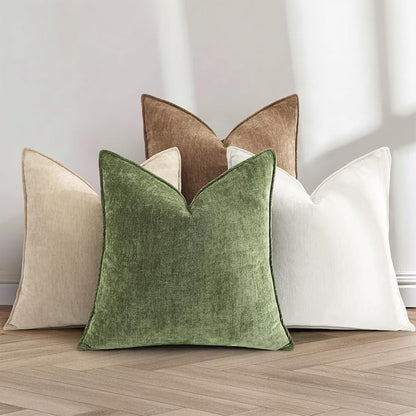 decorUhome Summer Couch Euro Sham Throw Pillow Covers 24x24 Set of 2, - Image 6