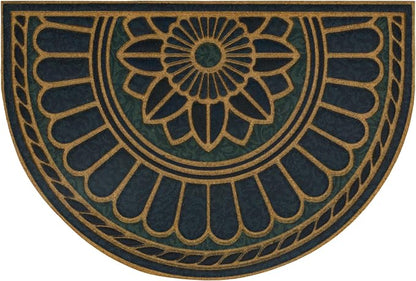 Mohawk Home Swirl Style Casual Ornamental Denim Blue 2' X 3' All Weather by MohawkHome