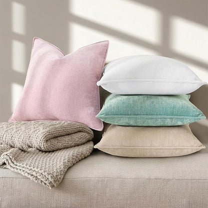 decorUhome Summer Couch Throw Pillow Covers 18x18 Set of 2, Decorative Soft - Image 4
