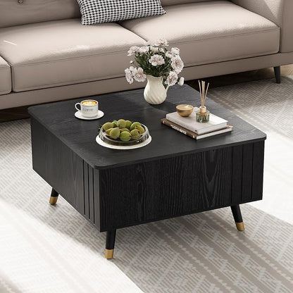 JOINICE Black Lift Top Coffee Table - Image 8