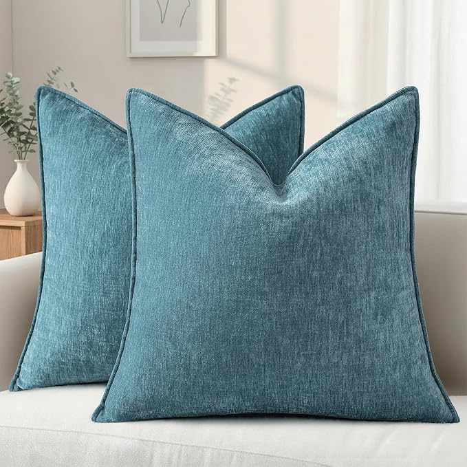 decorUhome Summer Couch Throw Pillow Covers 20x20 Set of 2, Decorative Soft by decorUhome