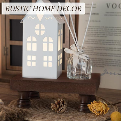 EOSAHR Decorative Wood Riser for Room Decor : Modern Farmhouse Pedestal Stand - Image 5