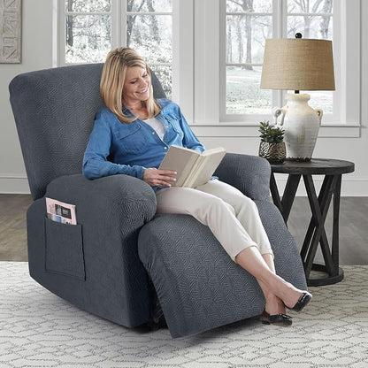 Timeles Recliner Covers Recliner Chair Covers Reclining Couch Covers Sofa - Image 8