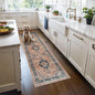 Washable 2x6 Hallway Runner Rug: Vintage Water Resistant Kitchen Entryway Rug by HYHAOYUNLAI