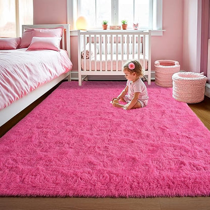 LOCHAS Area Rugs Fluffy Living Room Carpets by LOCHAS