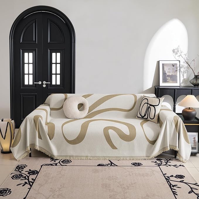 MYSKY HOME Boho Couch Cover Super Soft Couch Covers - Image 8